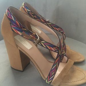 Valentino Native Block Heels